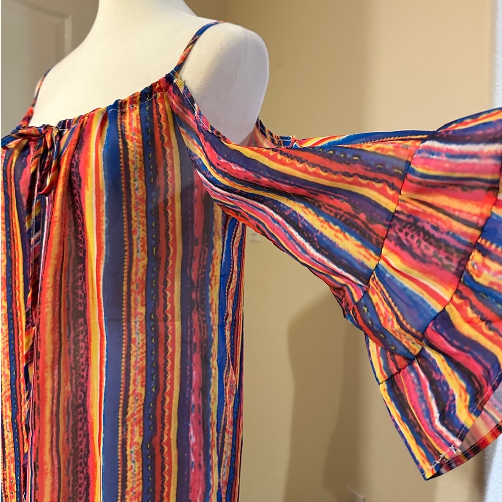 Rainbow Coverup Dress